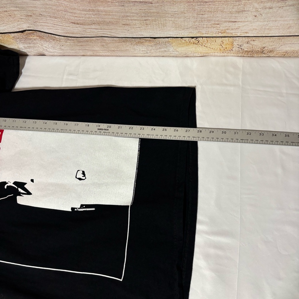 Scarface Graphic Tee - Black‎ with Red & White Print - Picture 7 of 7